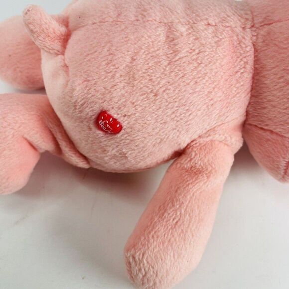 Care Bears Cheer 10" Plush 2002 Pink Embroidered Rainbow Stuffed Animal TCFC - Picture 7 of 12